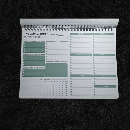 Personalised Weekly Planner