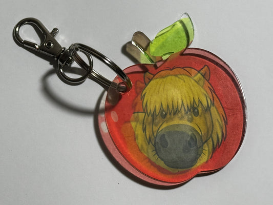 AVC Cheeky Top Cat Apple Key Ring