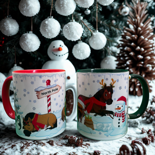 AVC Snow Ponies Mug