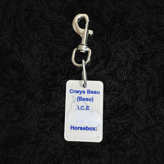 Personalised Emergency Contact Stable Clip