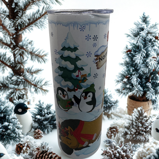 AVC Snow Ponies Skinny Tumbler