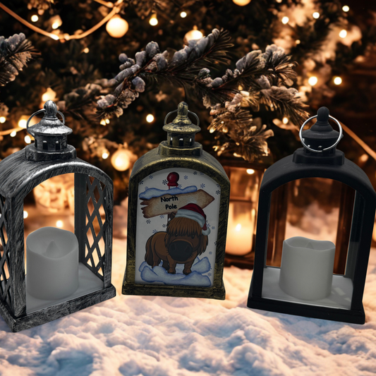 Personalised Christmas LED Lantern