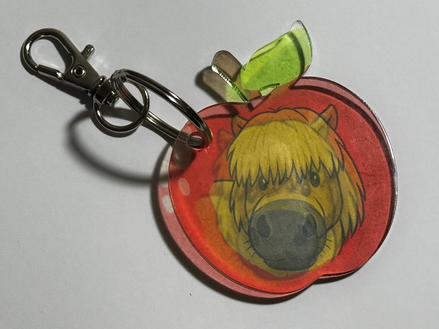 AVC Cheeky Top Cat Apple Key Ring