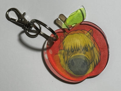 AVC Cheeky Top Cat Apple Key Ring